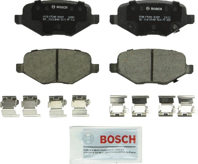 2012-2013 Chrysler Town &amp; Country Disc Brake Pad Set - Rear (Bosch)