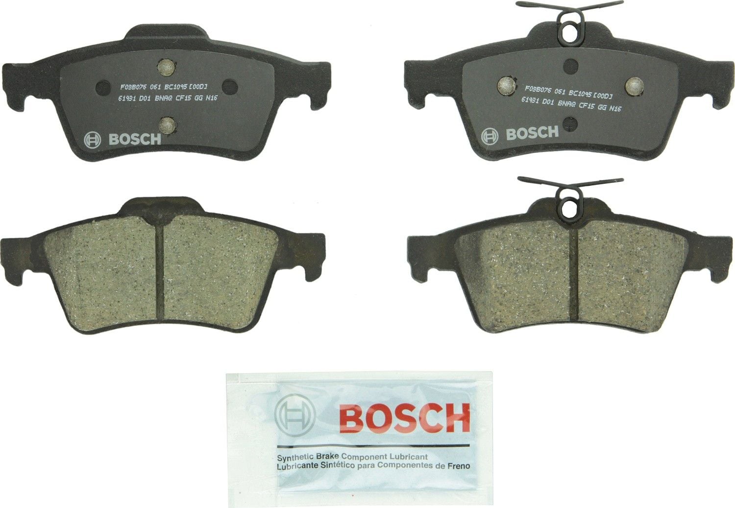 2013, 2012, 2011, 2010, 2009, 2008, 2007, 2006, 2005, 2004 Mazda 3 Disc Brake Pad Set