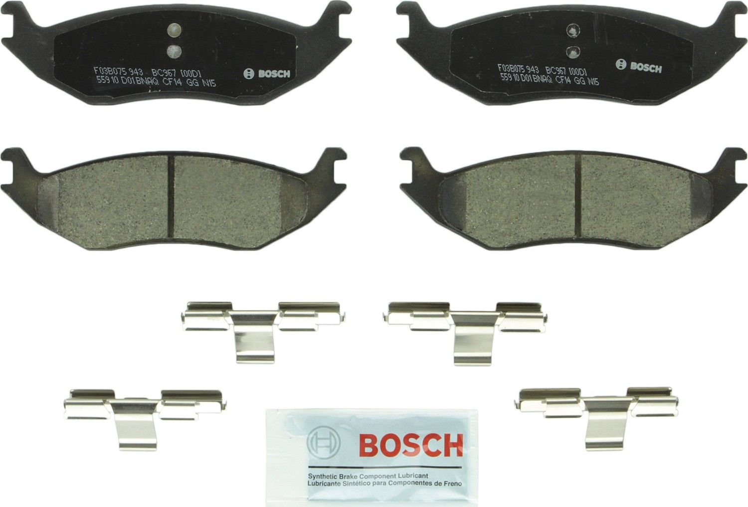 2009, 2008, 2007, 2006, 2005, 2004, 2003 Dodge Durango Disc Brake Pad Set