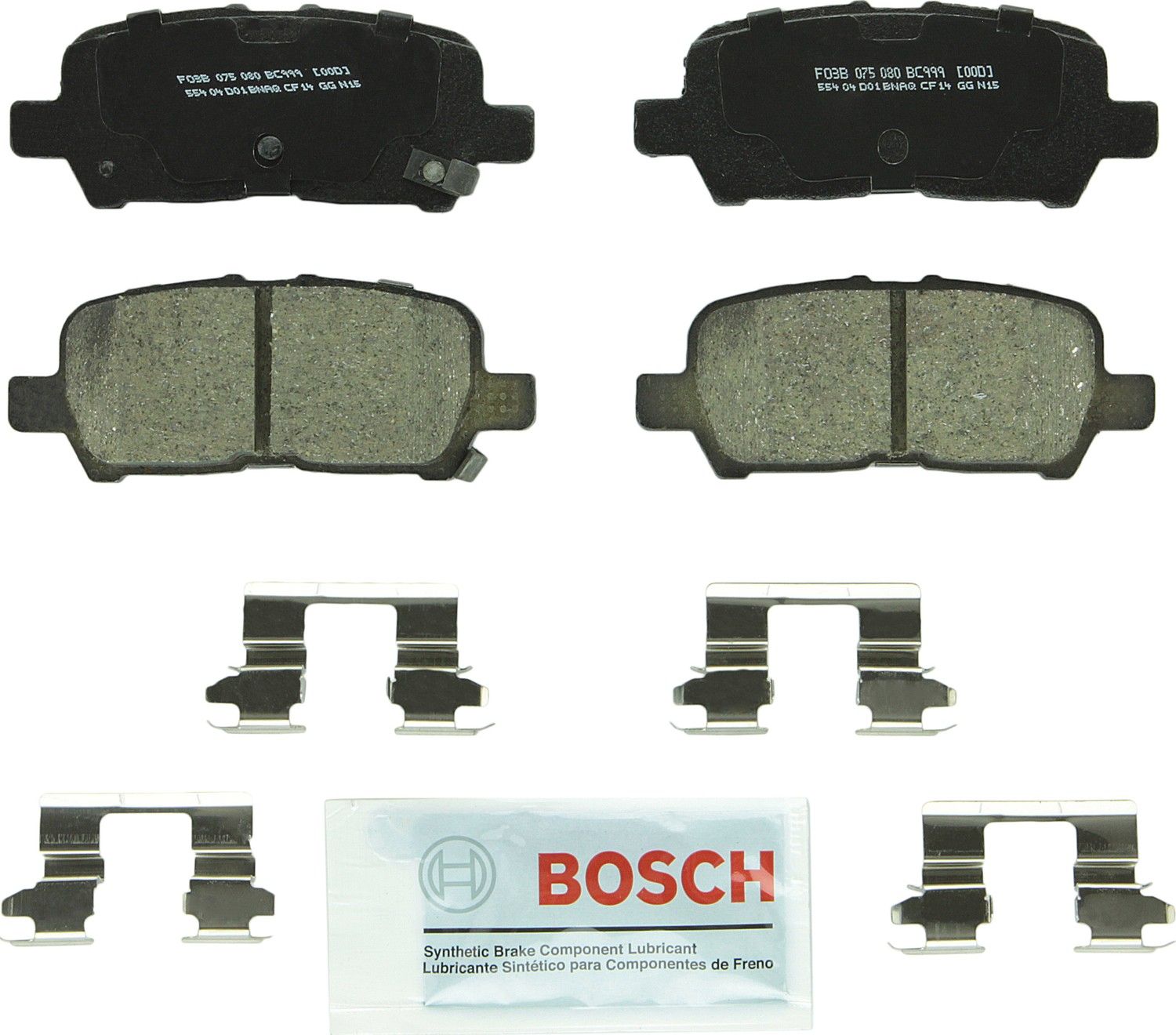 2008, 2007, 2006, 2005, 2004 Pontiac Grand Prix Disc Brake Pad Set
