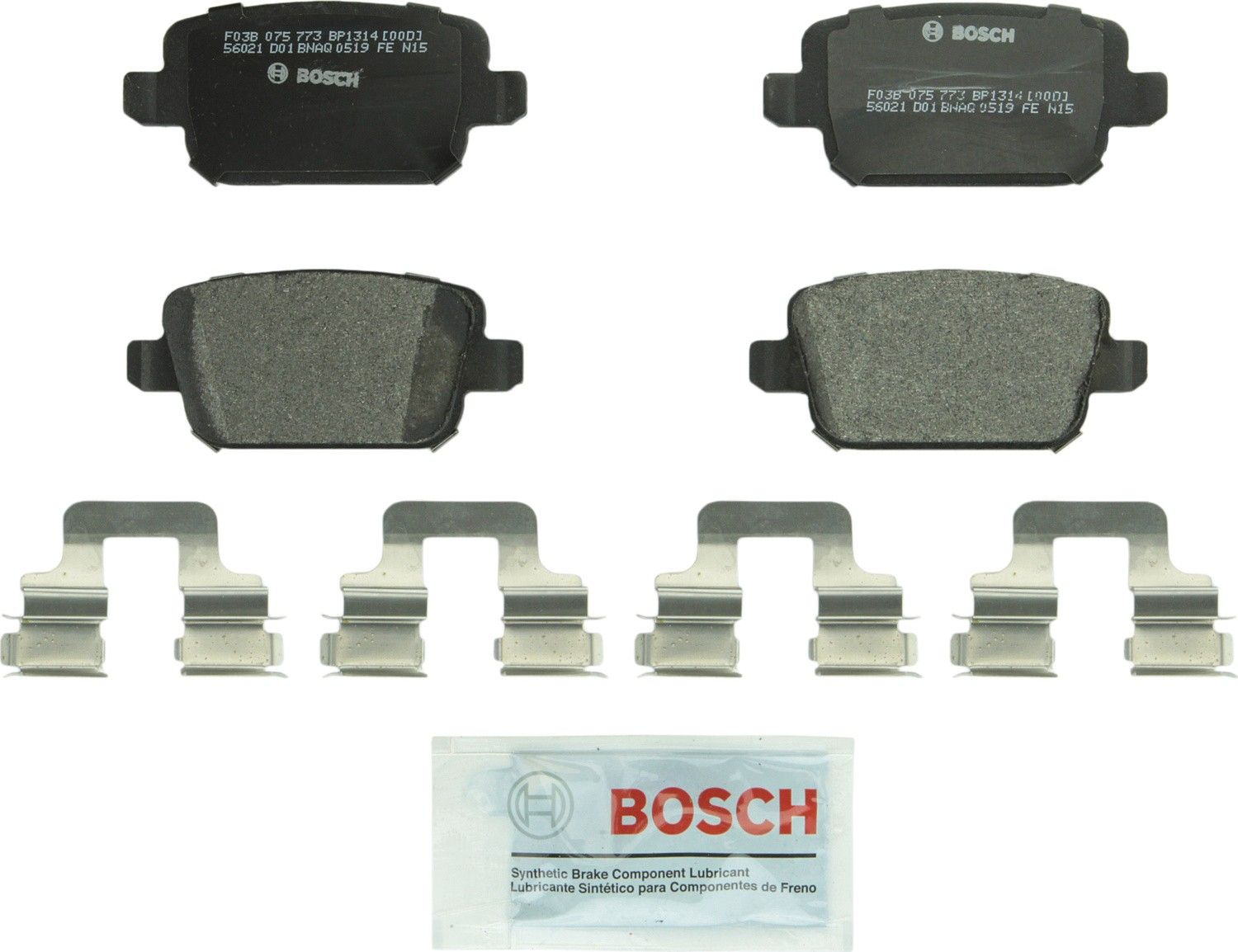 2008, 2007 Volvo S80 LR2 Disc Brake Pad Set