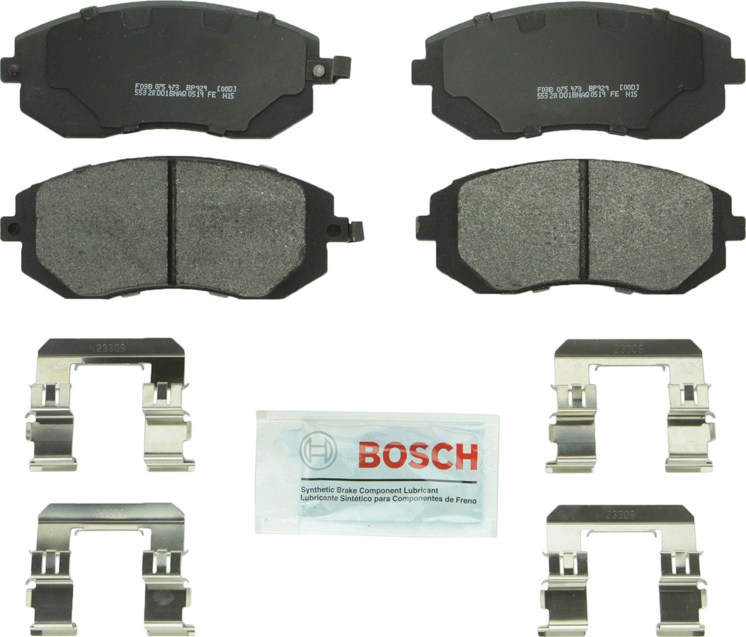 2012, 2011, 2010, 2009, 2008, 2007, 2006, 2005, 2004, 2003, 2002 Subaru Outback Disc Brake Pad Set