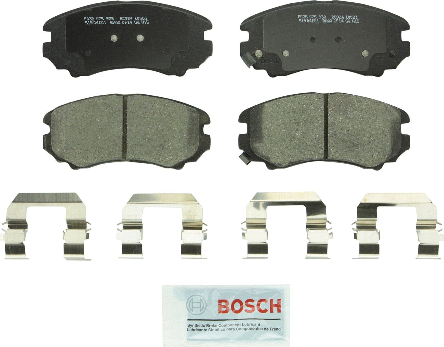 2010, 2009, 2008, 2007, 2006, 2005, 2004, 2003 Kia Optima Disc Brake Pad Set