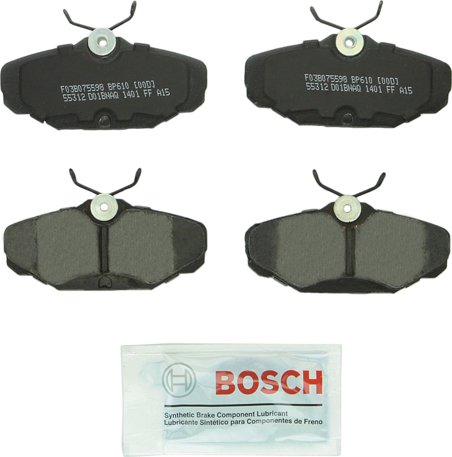 2005, 2004, 2003, 2002, 2001, 2000, 1999, 1998, 1997, 1996, 1995, 1994, 1993 Mercury Sable Disc Brake Pad Set