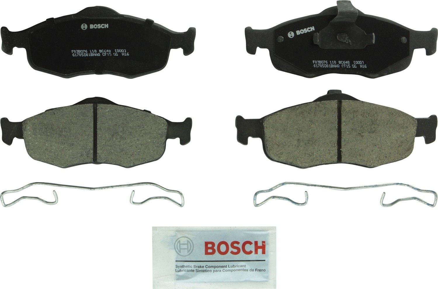 2000, 1999, 1998, 1997, 1996, 1995 Ford Contour Disc Brake Pad Set