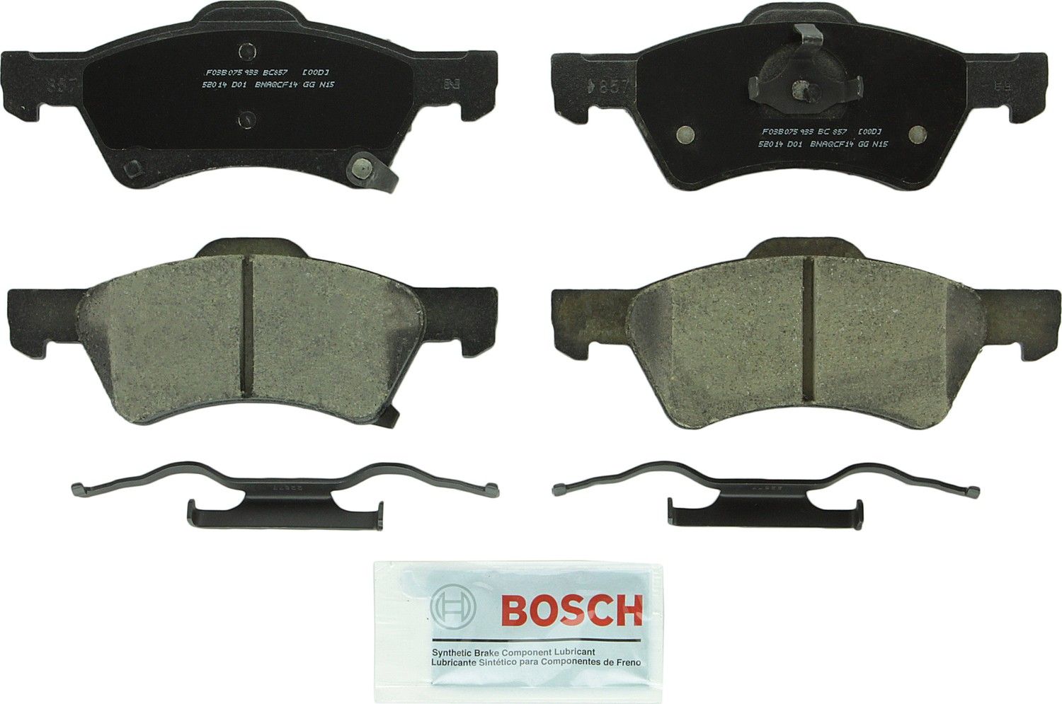 2007, 2006, 2005, 2004, 2003, 2002, 2001 Dodge Caravan & Country Disc Brake Pad Set