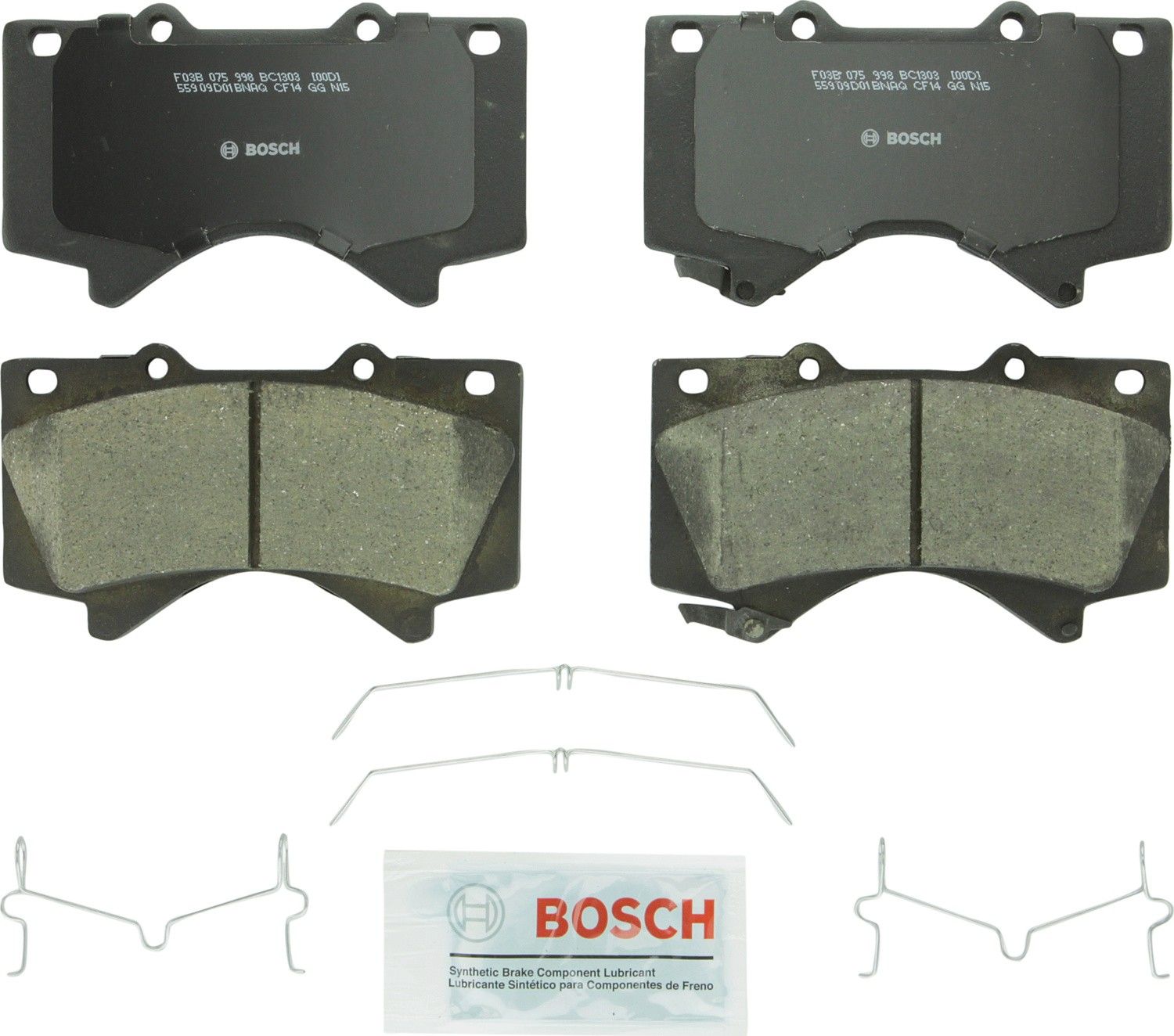 2021, 2020, 2019, 2018, 2017, 2016, 2015, 2014, 2013, 2012, 2011, 2010, 2009, 2008 Lexus LX570 Disc Brake Pad Set