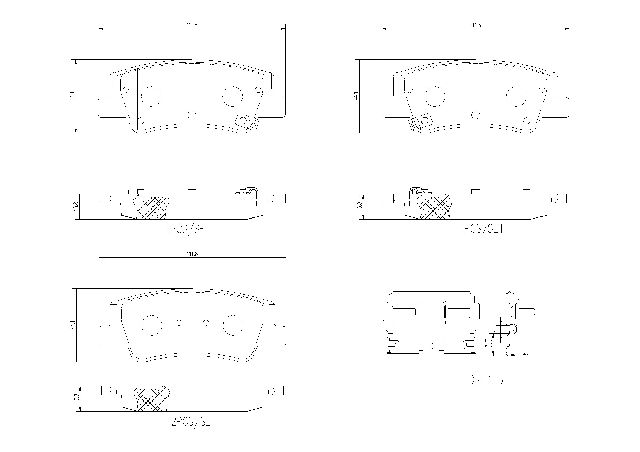 2021-2024 Kia K5 Disc Brake Pad Set - Rear (Brembo)