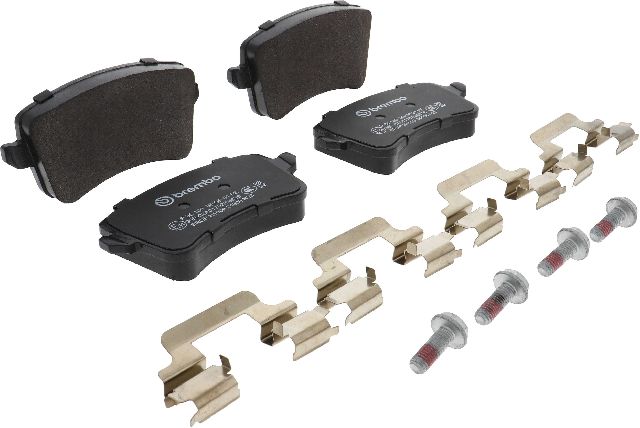 2014-2016 Audi A4 Disc Brake Pad Set - Rear (Brembo)