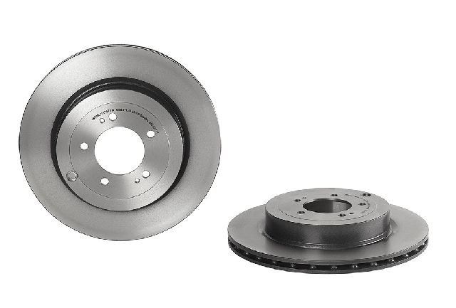 2008-2015 Mitsubishi Lancer Disc Brake Rotor - Rear (Brembo)