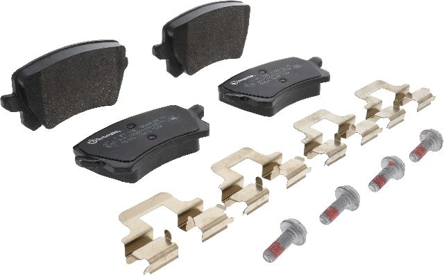 2009-2017 Volkswagen Tiguan Disc Brake Pad Set - Rear (Brembo)