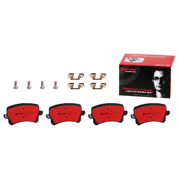 2009-2017 Volkswagen Tiguan Disc Brake Pad Set - Rear (Brembo)