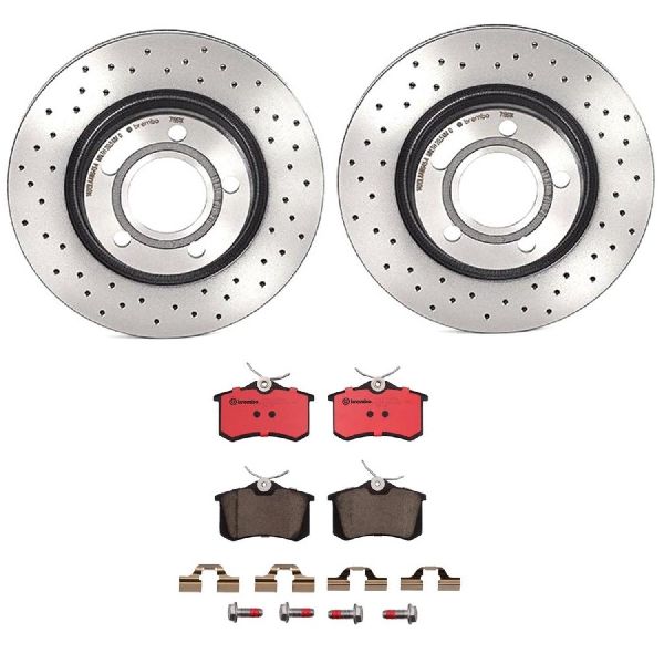 2001-2003 Audi S8 Disc Brake Kit - Rear (Brembo)