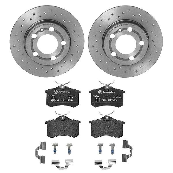 2000-2005 Audi TT Quattro Disc Brake Kit - Rear (Brembo)