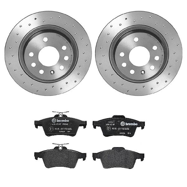 2003-2011 Saab 9-3 Disc Brake Kit - Rear (Brembo)