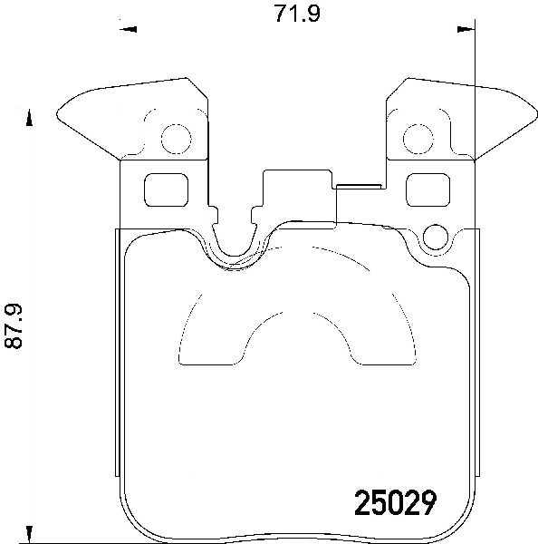 2015-2020 BMW M4 Disc Brake Pad Set - Rear (Brembo)