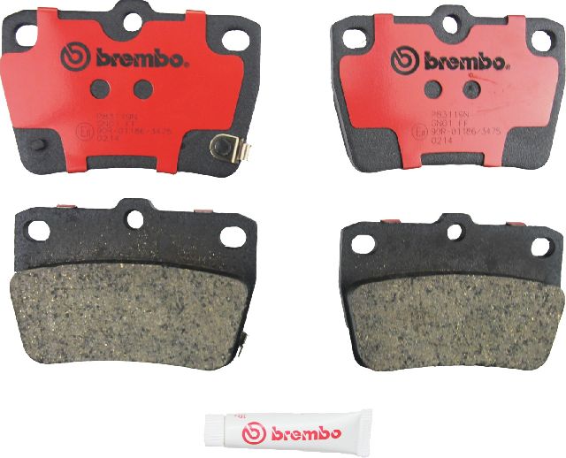2004-2005 Toyota RAV4 Disc Brake Pad Set - Rear (Brembo)
