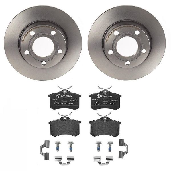 1998-2001 Audi A6 Quattro Disc Brake Kit - Rear (Brembo)