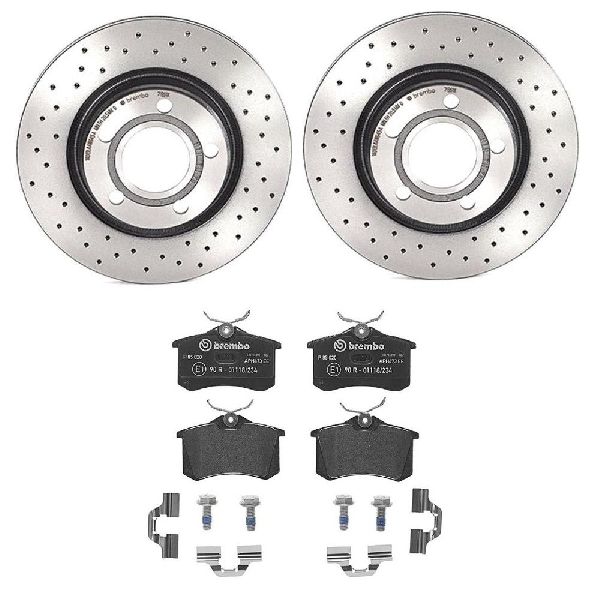2001-2003 Audi S8 Disc Brake Kit - Rear (Brembo)