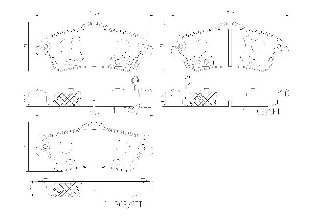 2011-2017 Chevrolet Caprice Disc Brake Pad Set - Rear (Brembo)