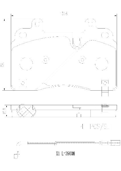 2019-2020 Cadillac CT6 Disc Brake Pad Set - Front (Brembo)