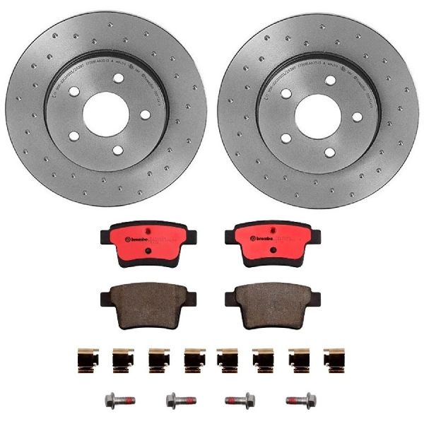 2005-2008 Jaguar X-Type Disc Brake Kit - Rear (Brembo)