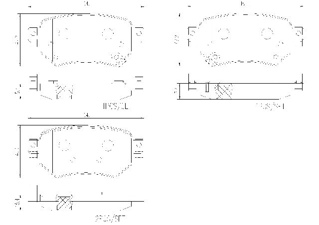 2018-2021 Mazda 6 Disc Brake Pad Set - Rear (Brembo)
