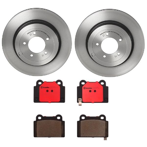 2008-2015 Mitsubishi Lancer Disc Brake Kit - Rear (Brembo)