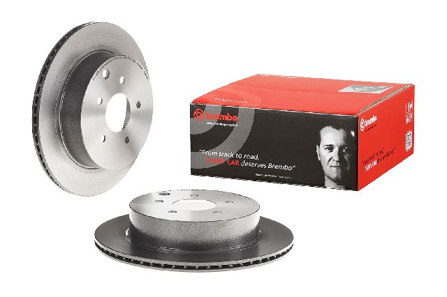 2014-2021 INFINITI Q50 Disc Brake Rotor - Rear (Brembo)