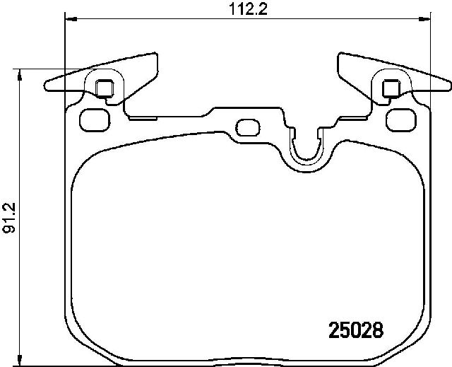 2014-2020 BMW i8 Disc Brake Pad Set - Front (Brembo)