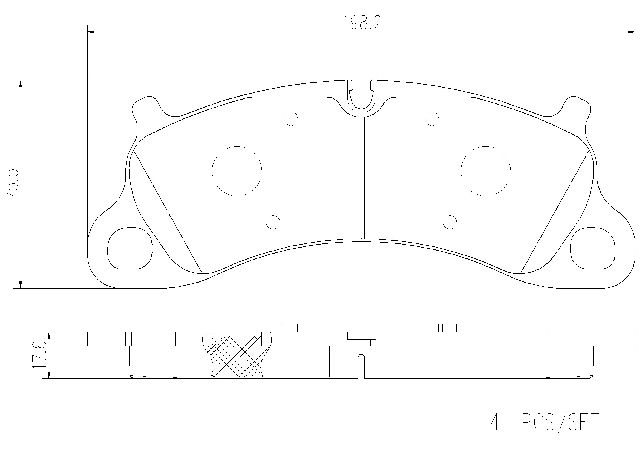 2016 Porsche Boxster Disc Brake Pad Set - Front (Brembo)