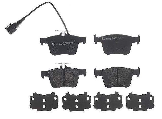 2017-2020 Audi RS3 Disc Brake Pad Set - Rear (Brembo)