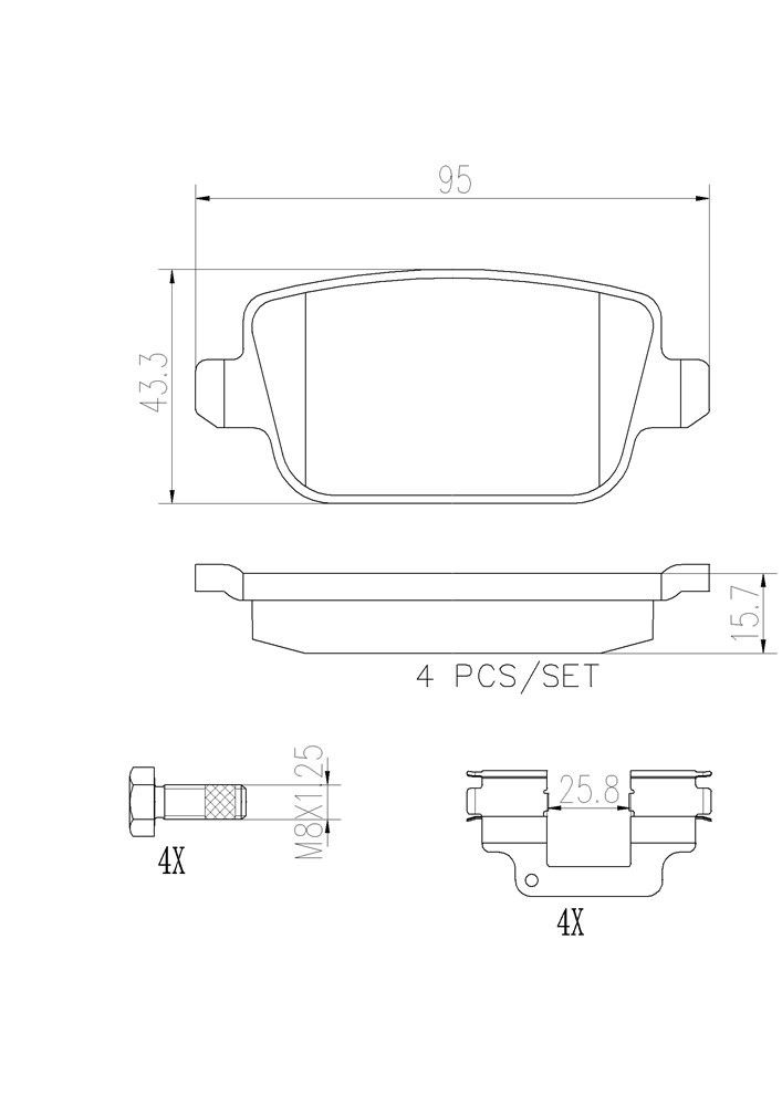 Disc Brake Pad Set