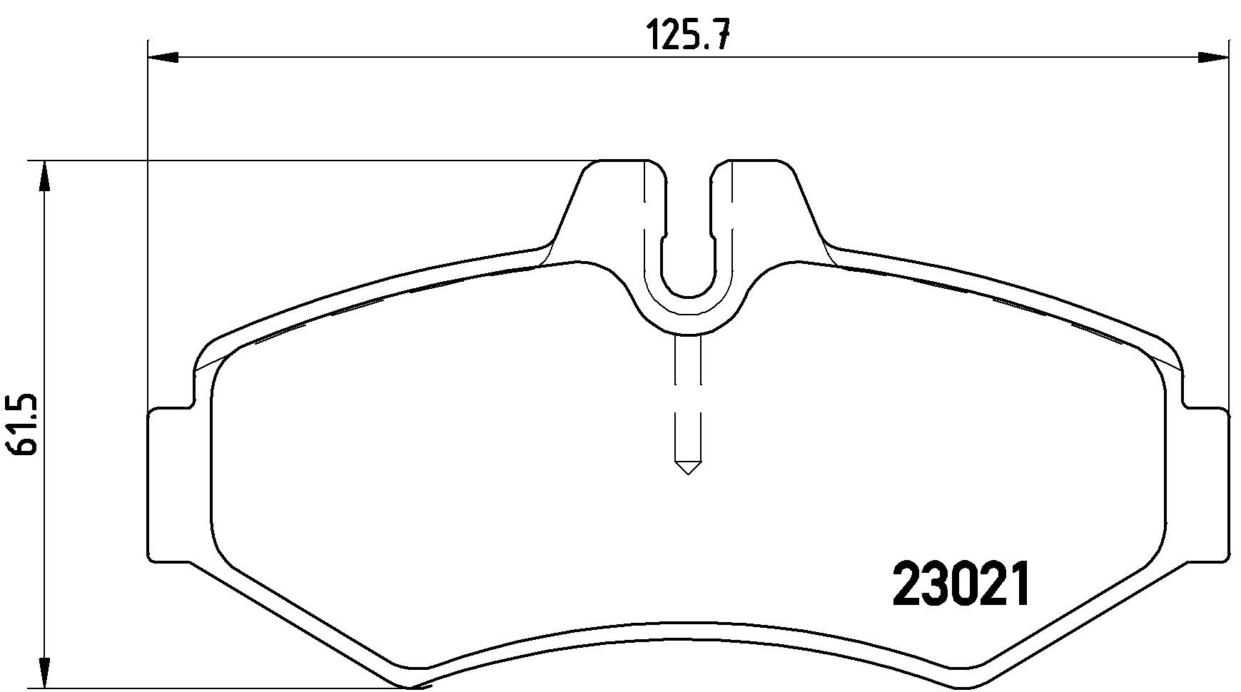 2006, 2005 Dodge Sprinter 3500 2005-2006 Mercedes-Benz G500 Disc Brake Pad Set
