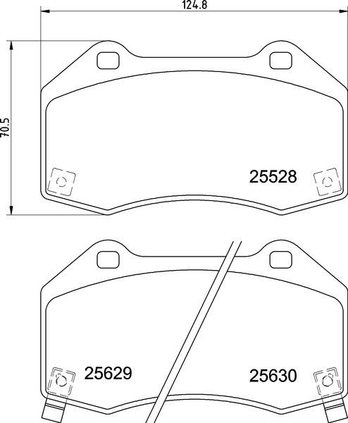 2010, 2009, 2008 Chevrolet Cobalt Disc Brake Pad Set