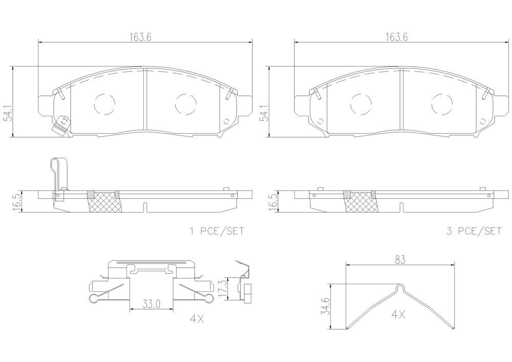 Disc Brake Pad Set