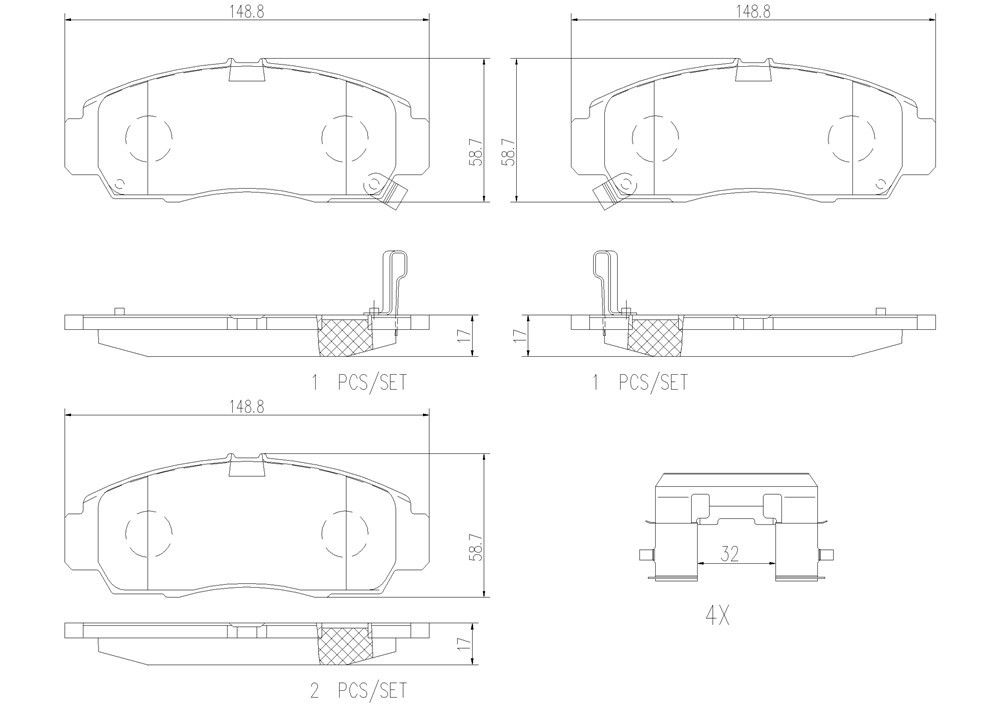 Disc Brake Pad Set