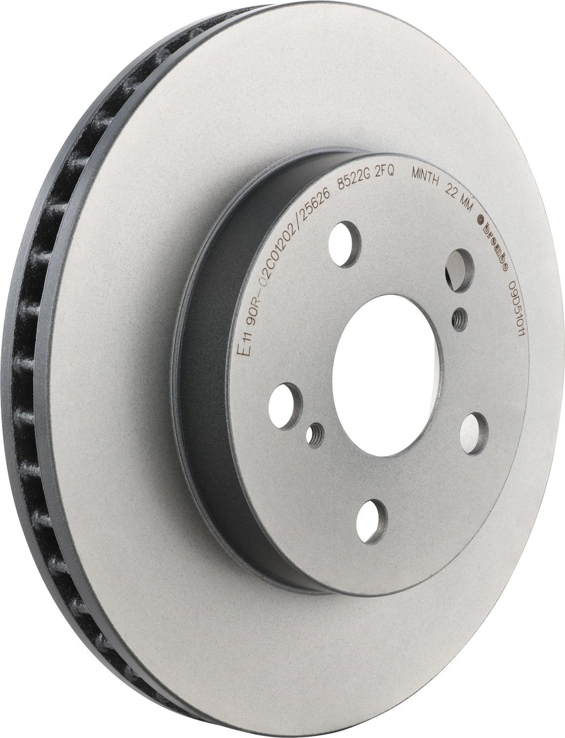 2022, 2021, 2020, 2019, 2018, 2017, 2016 Toyota Prius Disc Brake Rotor