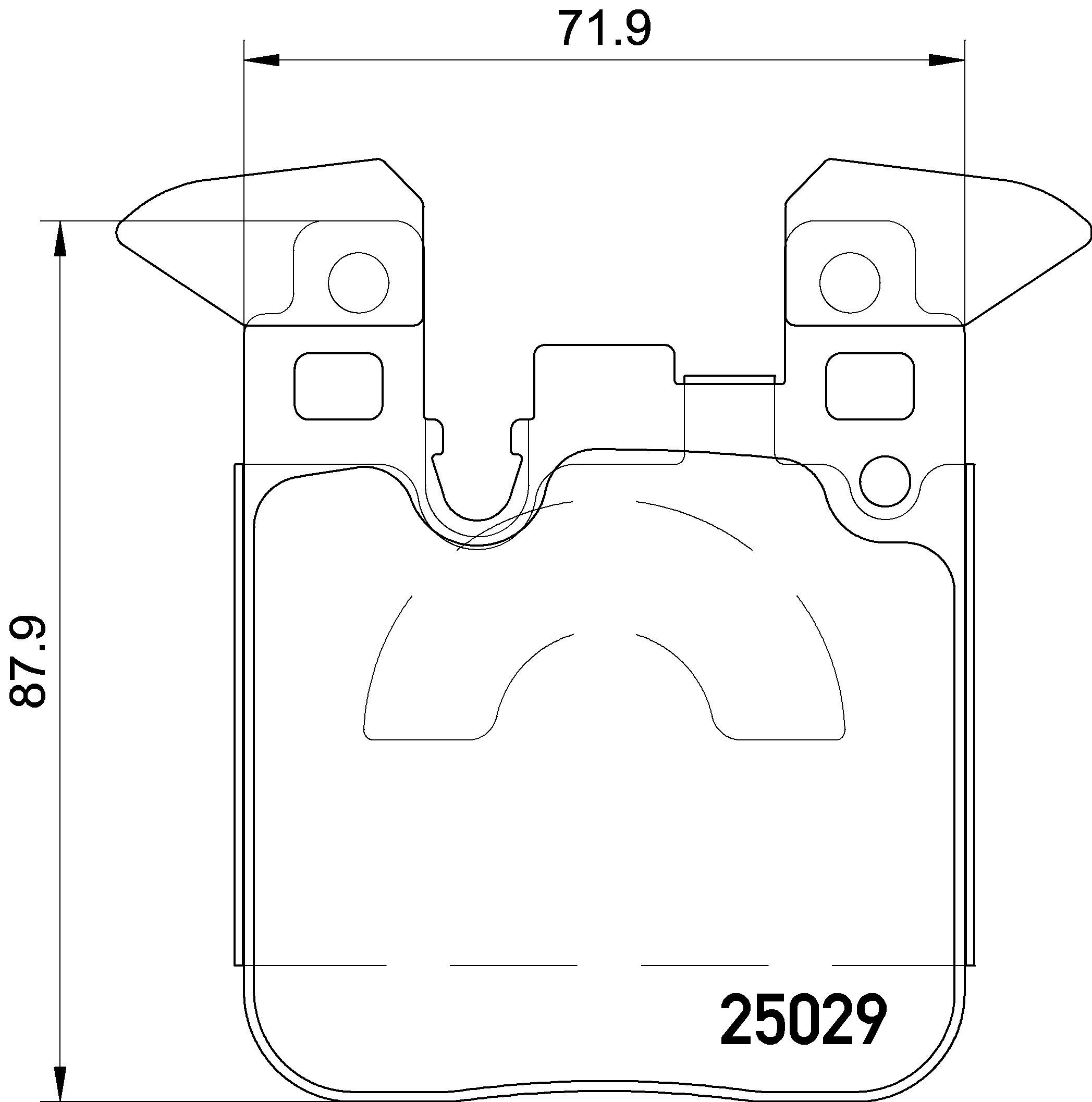 2021, 2020, 2019, 2018, 2017, 2016 BMW M2 Disc Brake Pad Set