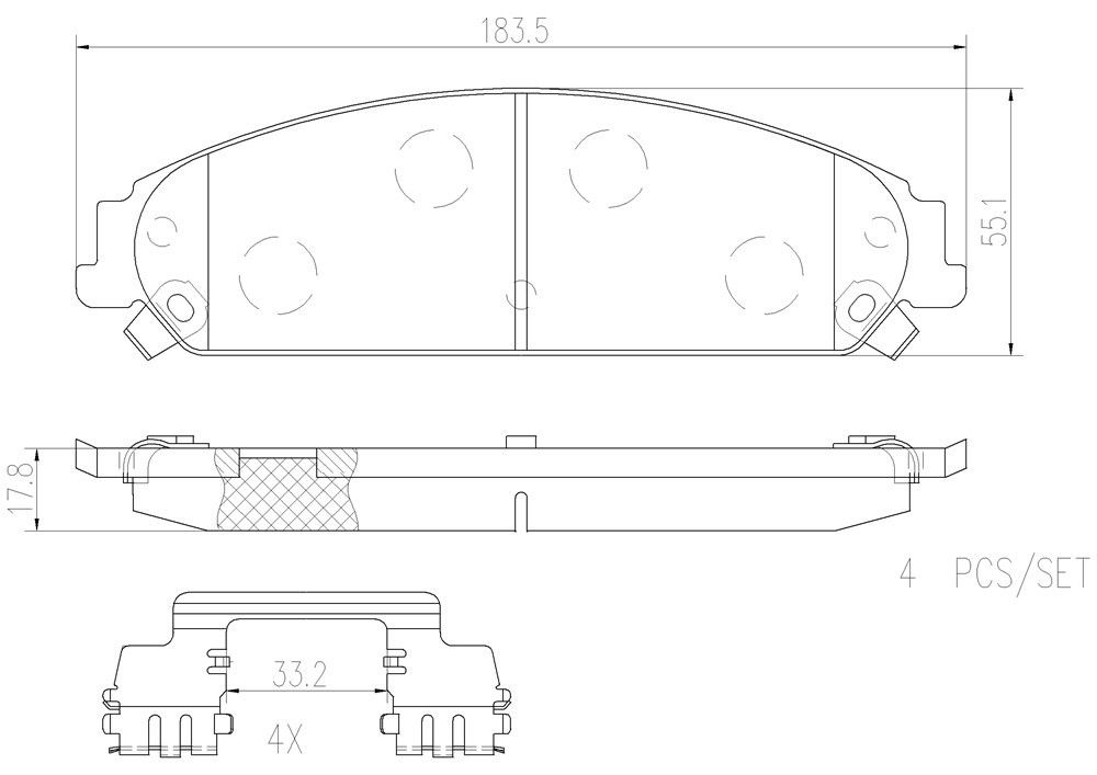 Disc Brake Pad Set
