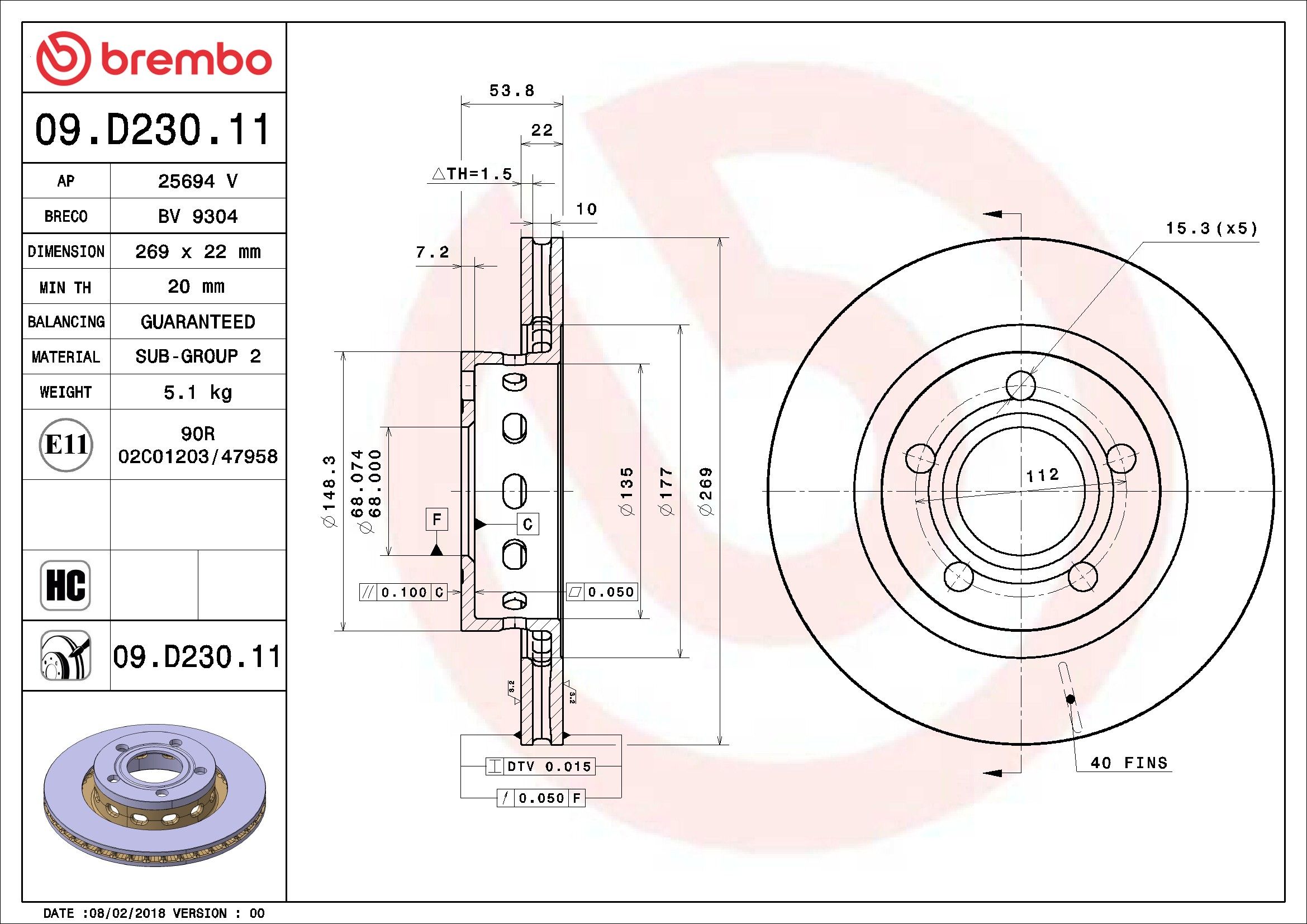 2003, 2002 Audi S6 Disc Brake Rotor