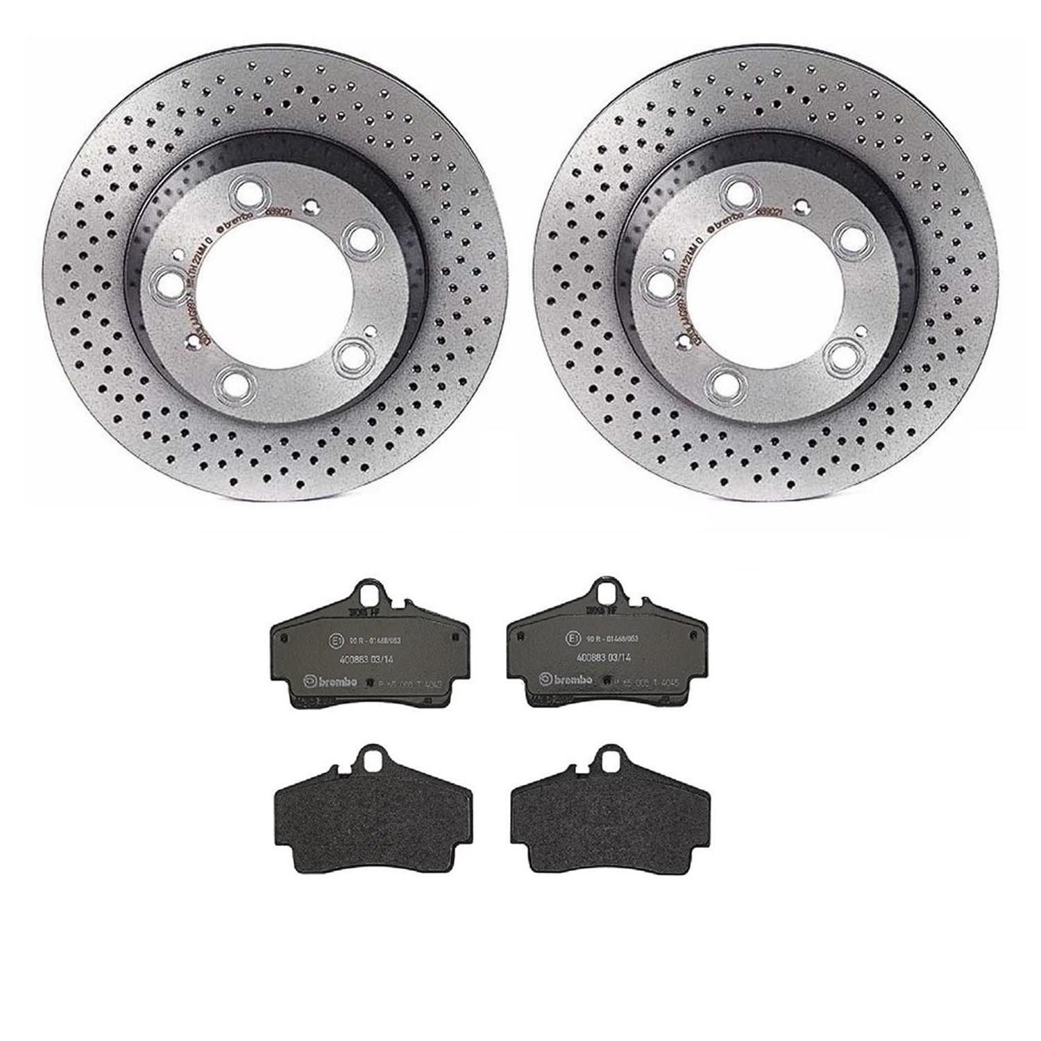 2012, 2011, 2010, 2009, 2008, 2007, 2006, 2005 Porsche Boxster Disc Brake Kit