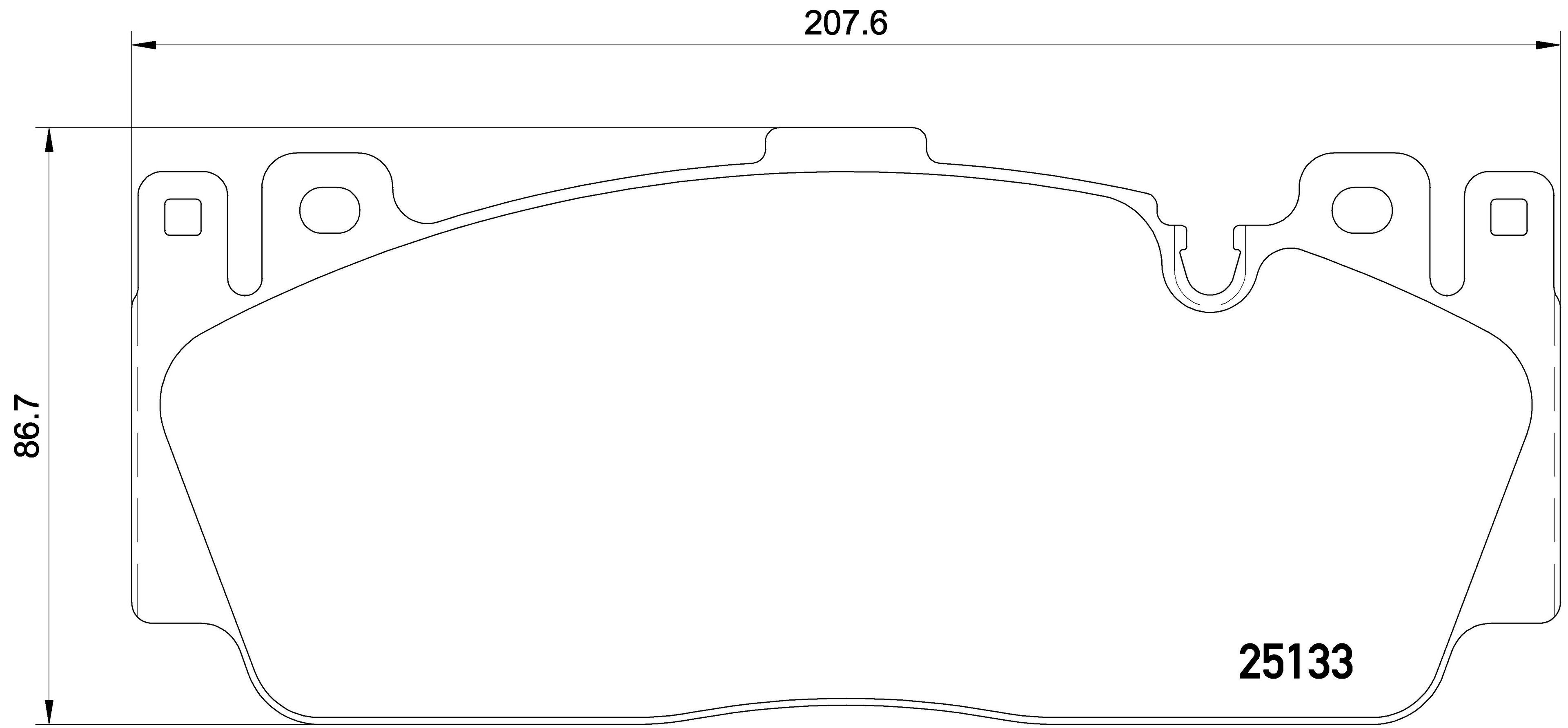 2021, 2020, 2019 BMW M2 Disc Brake Pad Set