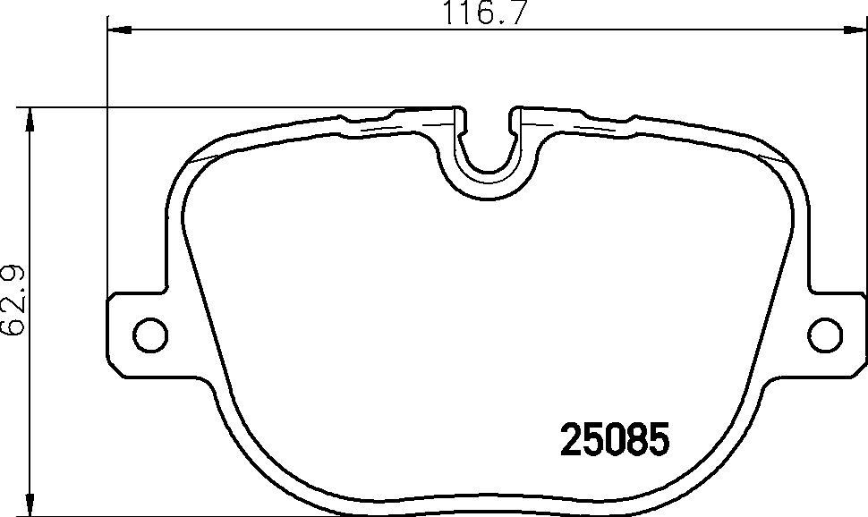 2012, 2011, 2010 Land Rover Range Rover Range Rover Disc Brake Pad Set