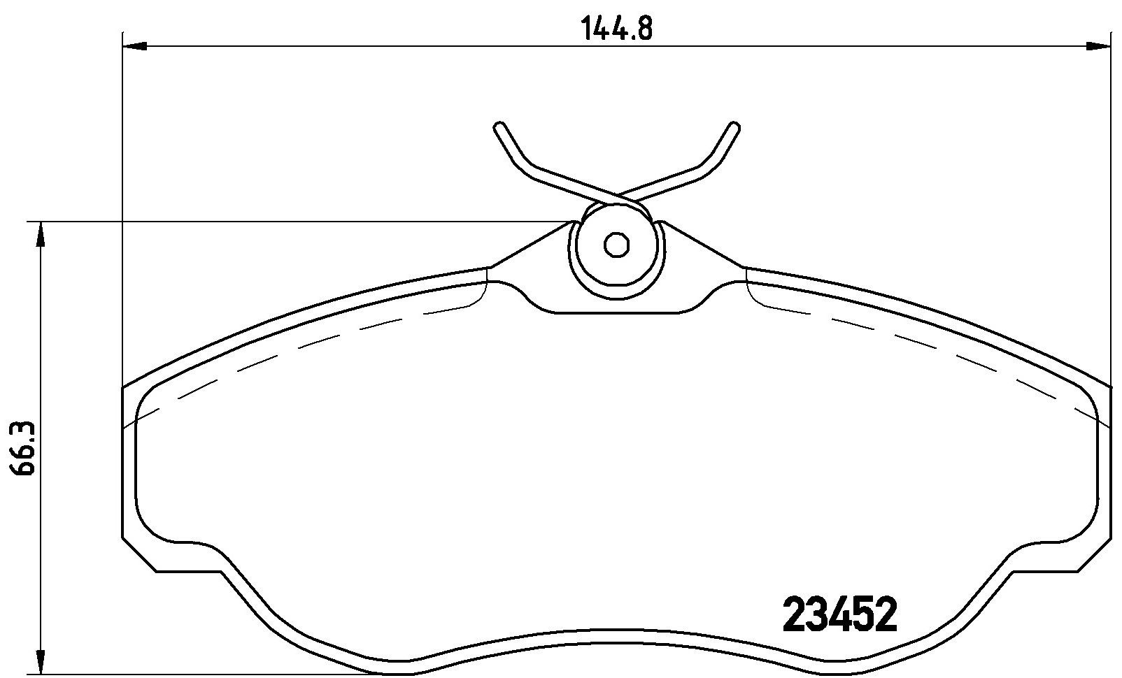 2001, 2000, 1999, 1998, 1997, 1996 Land Rover Range Rover Discovery Disc Brake Pad Set