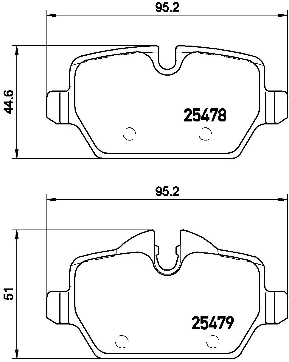 2016, 2015, 2014, 2013 Mini Cooper Paceman Countryman Disc Brake Pad Set