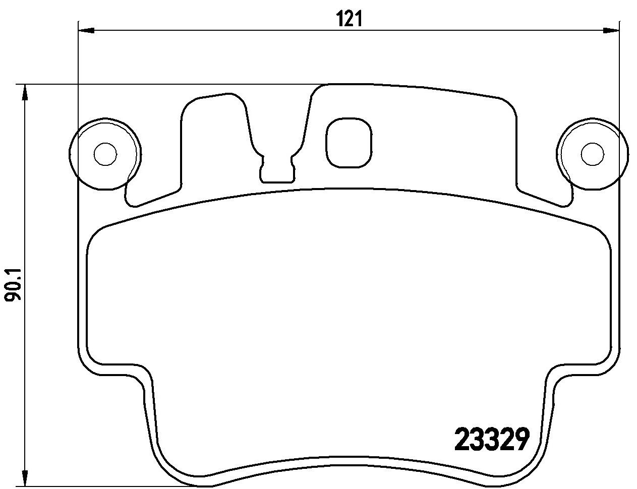 2004, 2003, 2002, 2001, 2000 Porsche Boxster Disc Brake Pad Set