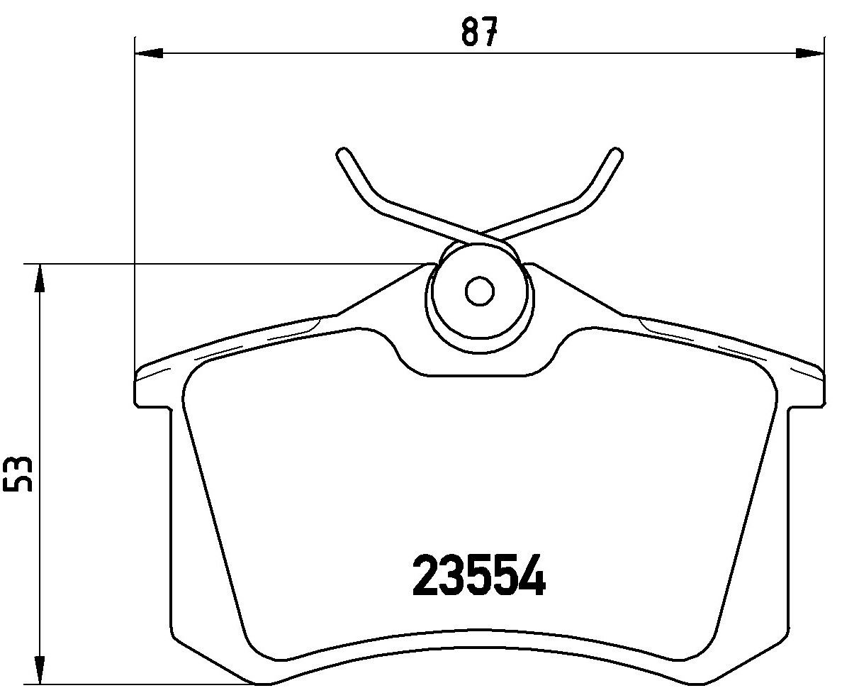 2004, 2003, 2002 Audi A6 Disc Brake Pad Set