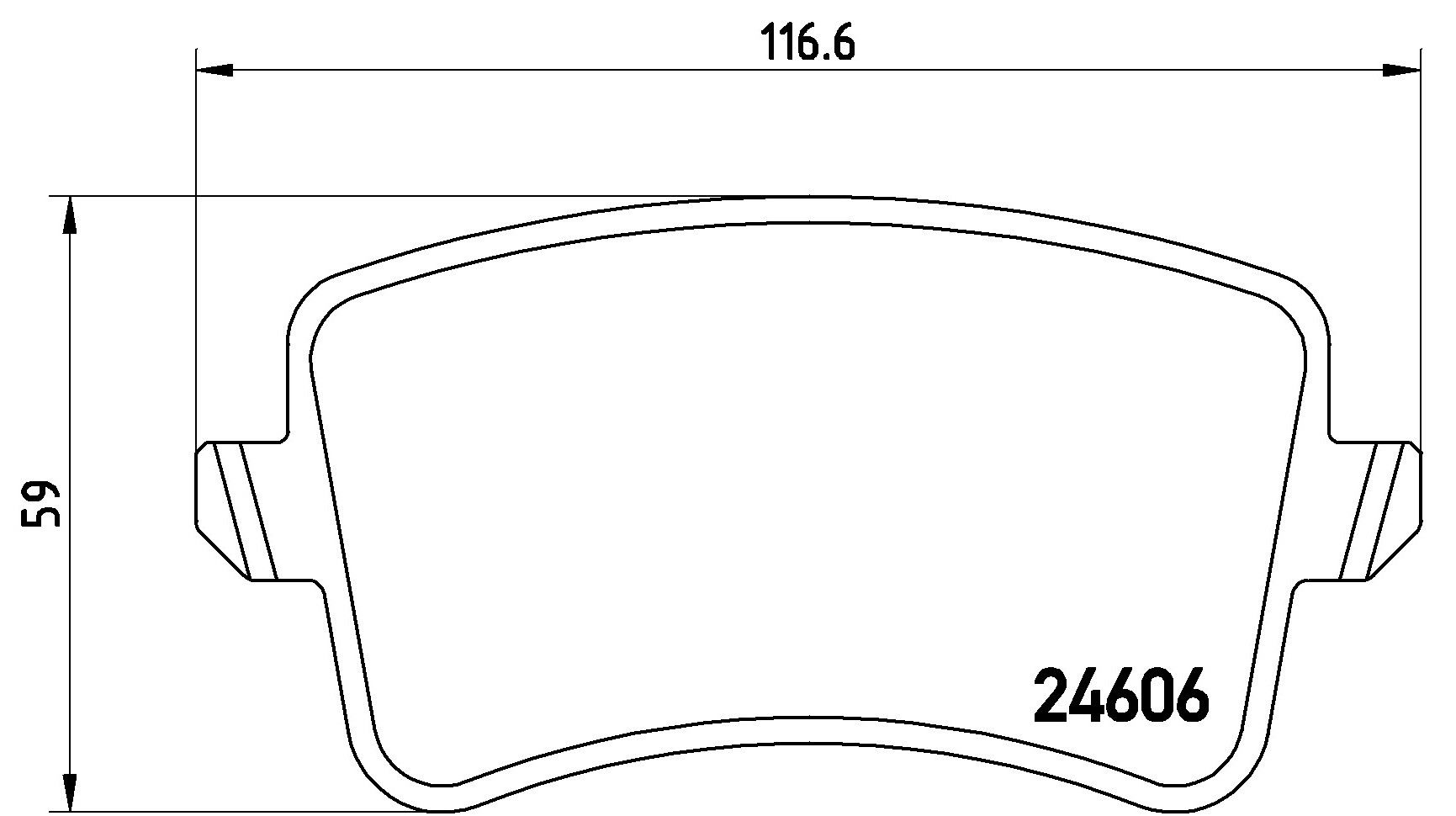 2017, 2016, 2015, 2014, 2013, 2012, 2011, 2010, 2009, 2008 Audi S5 Disc Brake Pad Set