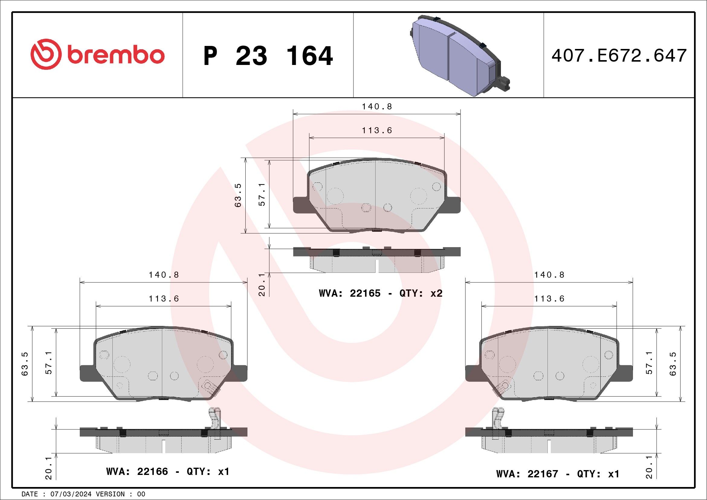 2022, 2021, 2020, 2019, 2018, 2017 Jeep Compass Disc Brake Pad Set